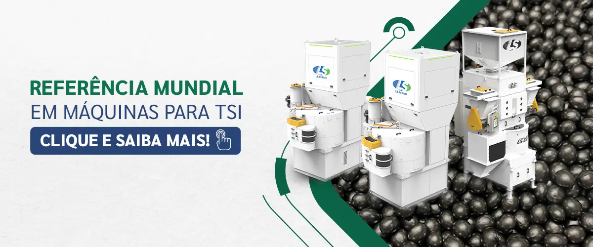 Tratamento de sementes industrial aplicado no milho